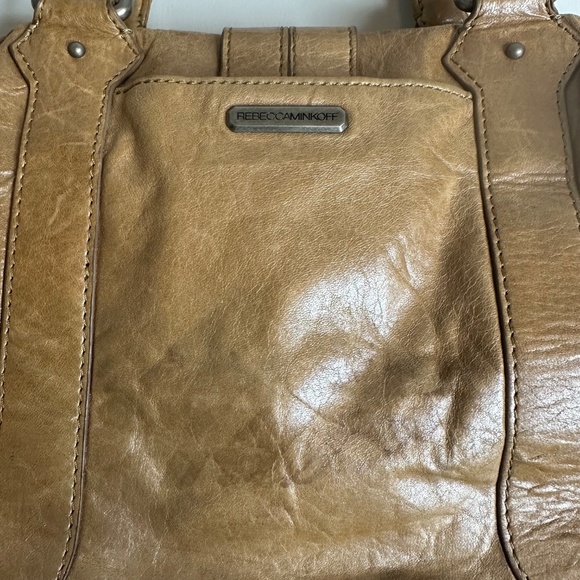 Y2K Vintage Rebecca Minkoff Leather bag, Beige color - Picture 4 of 11